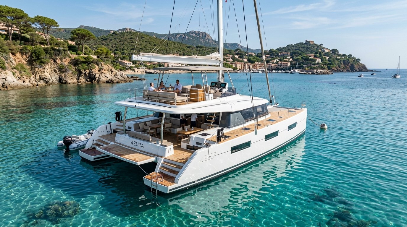 Modern Catamaran Cruiser Check